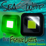 Underwater LED Light Puck Green Waterproof 12v 6500 lumen Single