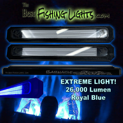 Royal Blue Barnacle Underwater 26K Lumen Waterproof Marine Lights