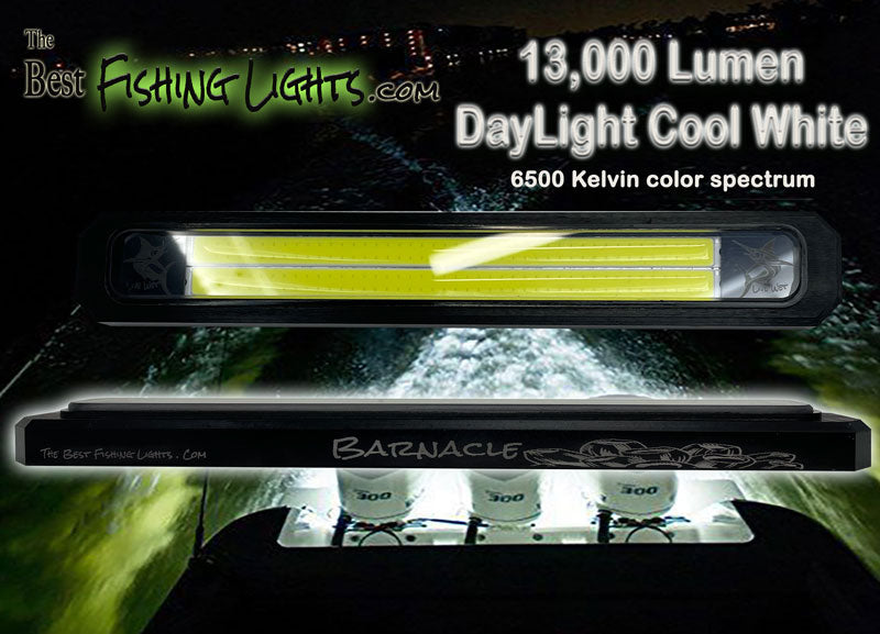 Marine Underwater LED Boat Lights 6500k Cool White 13K Lumen Bar Water The Best Fishing Lights