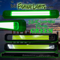 Waterproof Marine Underwater LED Boat Lights Green 26K Lumen Pair