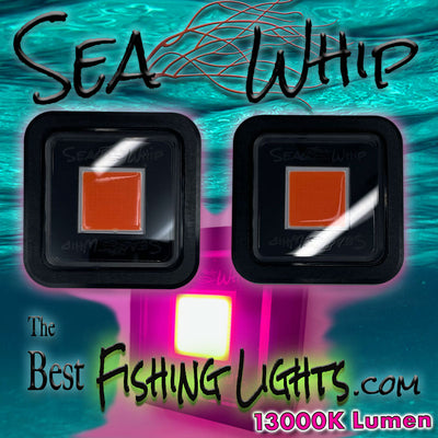 Underwater LED Light Puck Full Spectrum Waterproof 12v 13000 lumen PAIR!